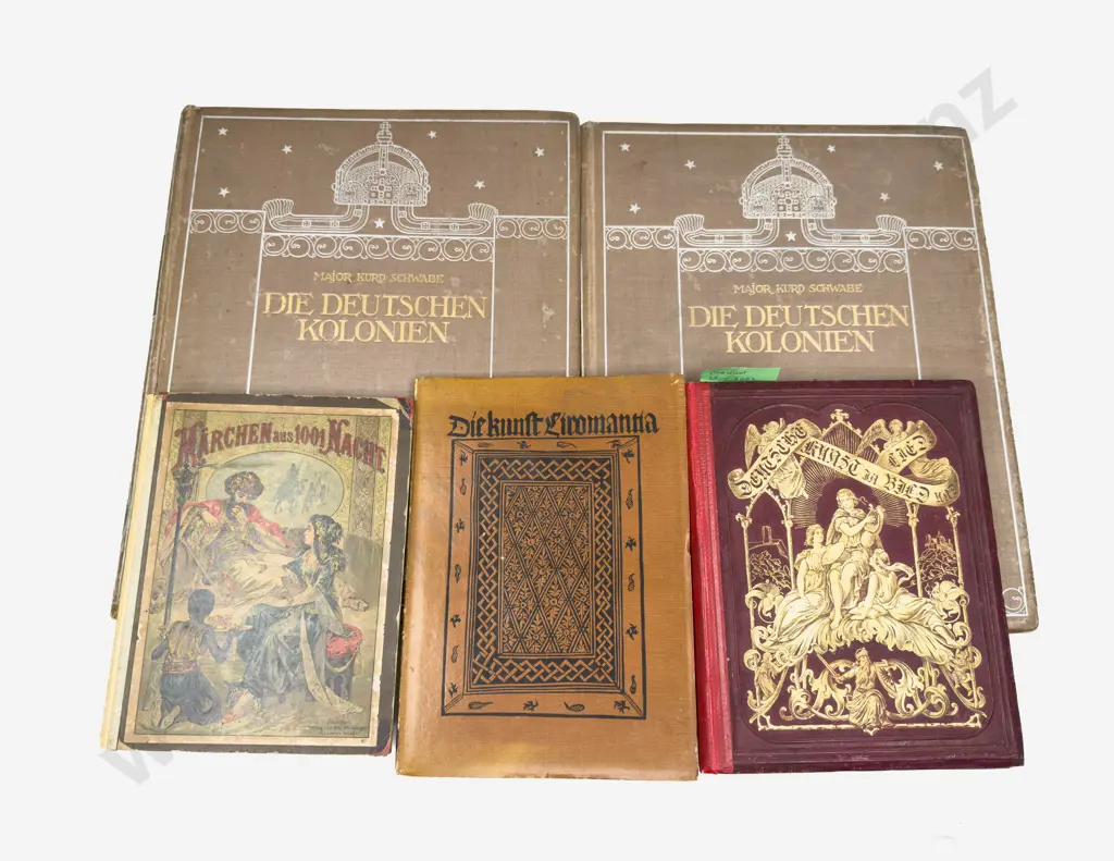 Die Deutschen Kolonien (The German Colonies) - Two Volumes together with Assorted Image 1++