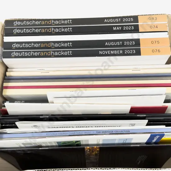 Qty of Assorted Various Auction Catalogues