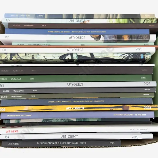 Box Qty of Various Art Auction Catalogues