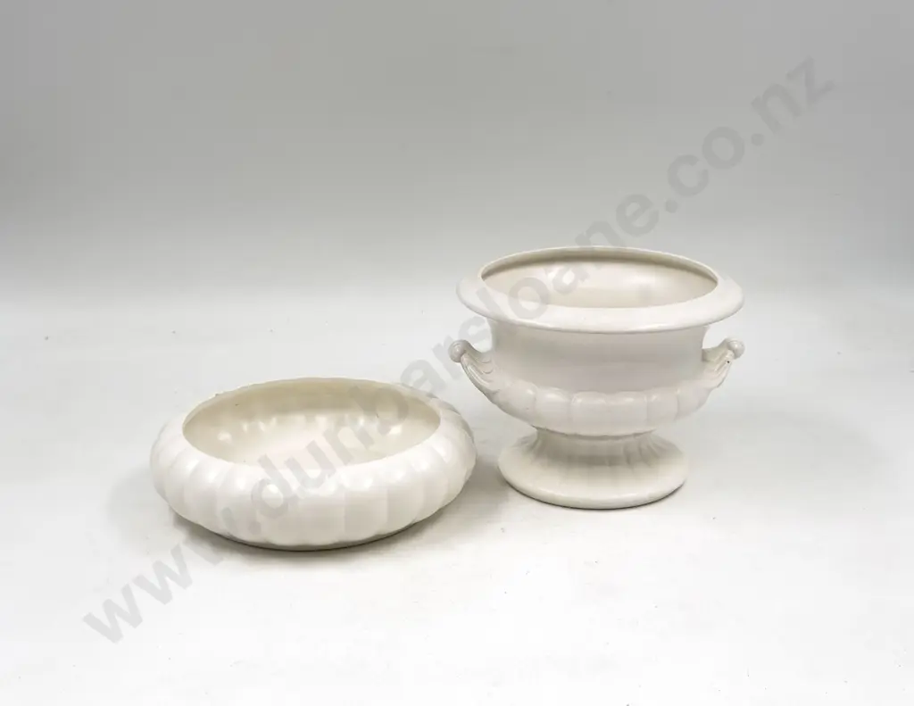 Crown Lynn Vase together with Crown Lynn Flower Trough Image 1++