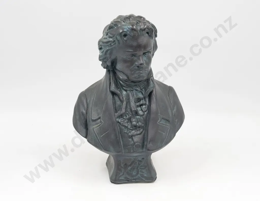 Bronze Style Bust of Beethoven Image 1++
