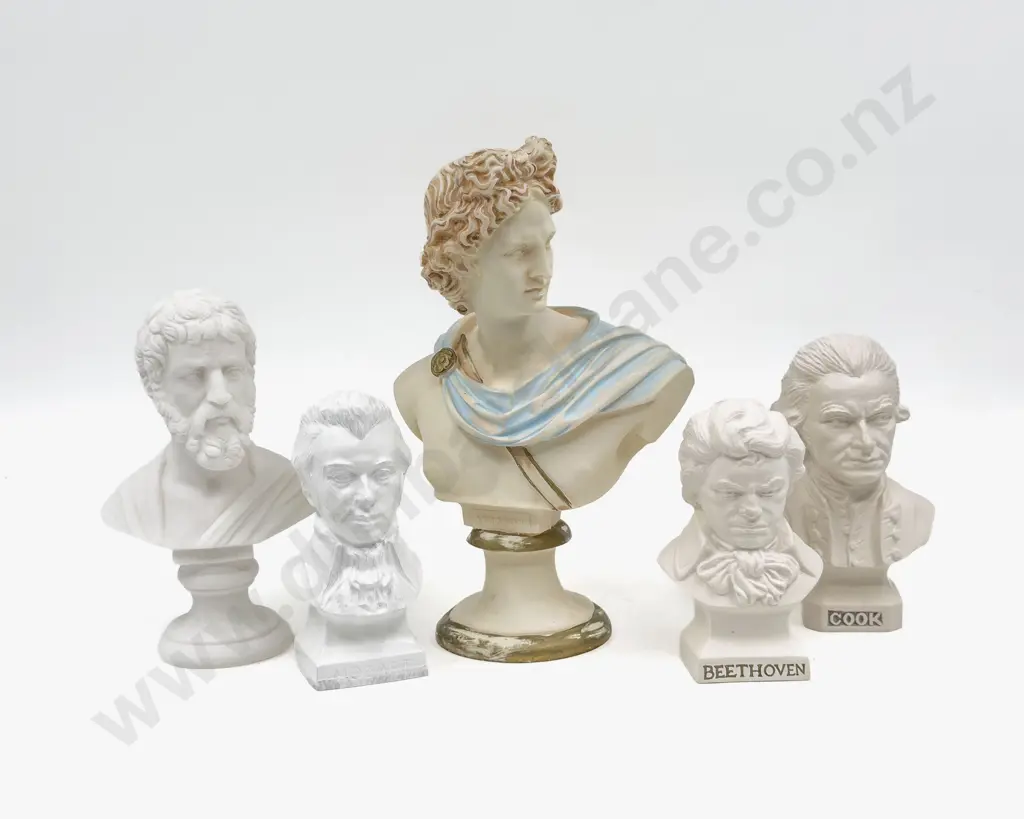 Qty of Assorted Classical Style Busts Image 1++