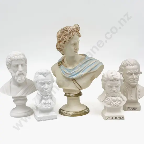Qty of Assorted Classical Style Busts