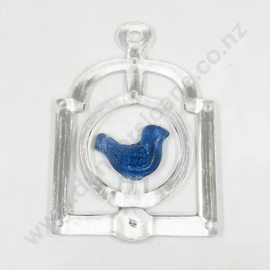 Boda Sweden Art Glass Wall Hanging