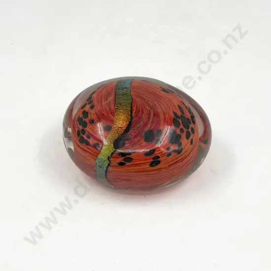 Lynden Over Art Glass Paperweight