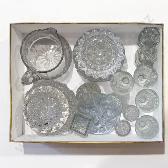 Box Qty of Assorted Crystal & Glassware
