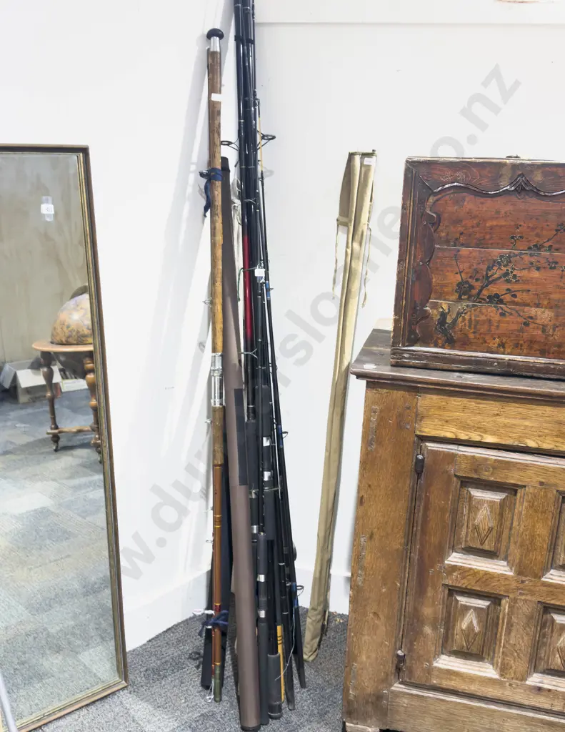 Large Qty of Assorted Fishing Rods Image 1++