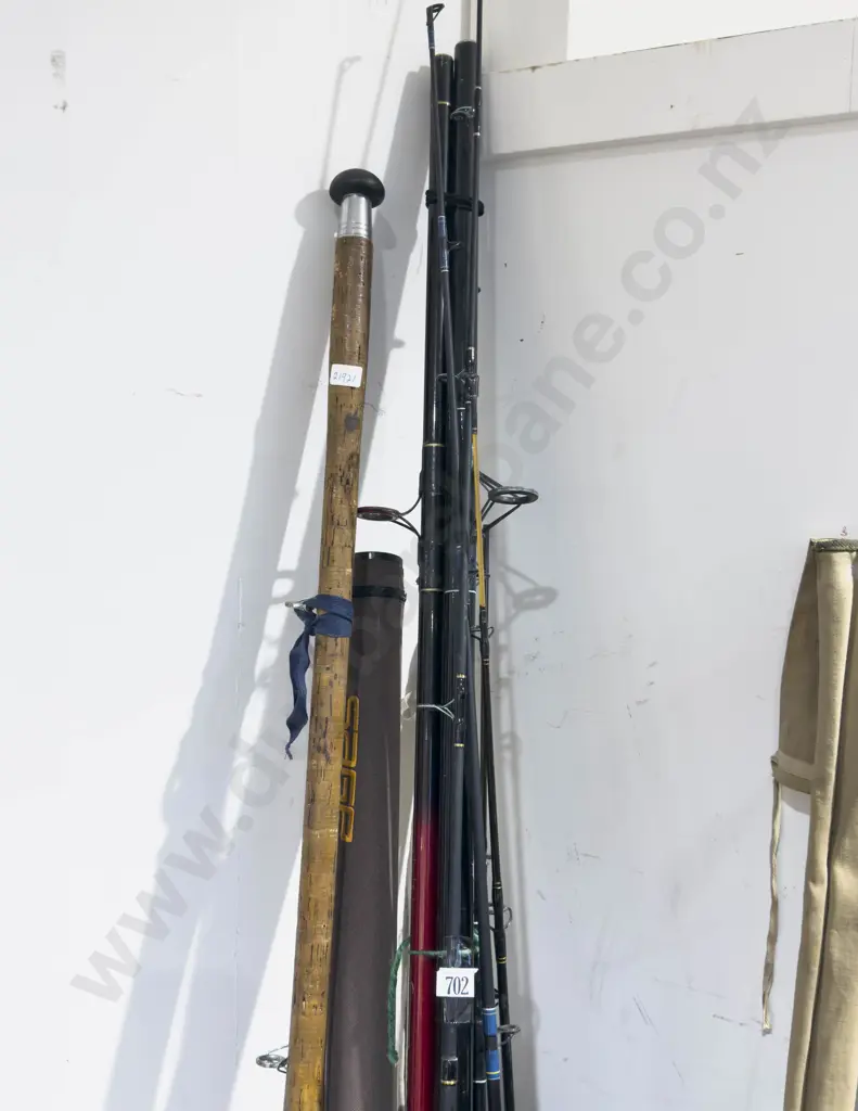 Large Qty of Assorted Fishing Rods Image 1++