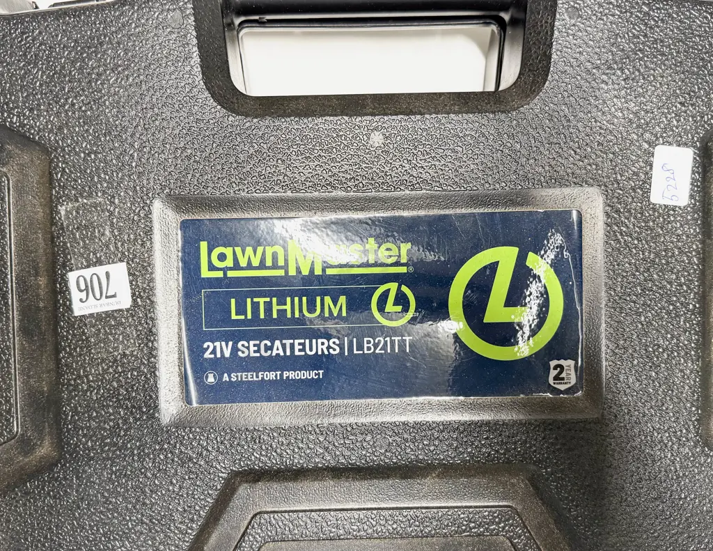 Cased Lawnmaster Electric Secauters Image 1++
