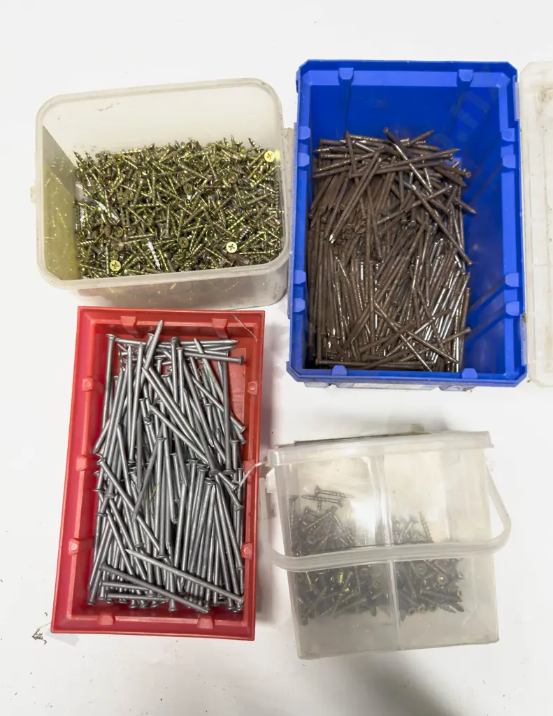 Qty of Assorted Screws & Nails etc Image 1++