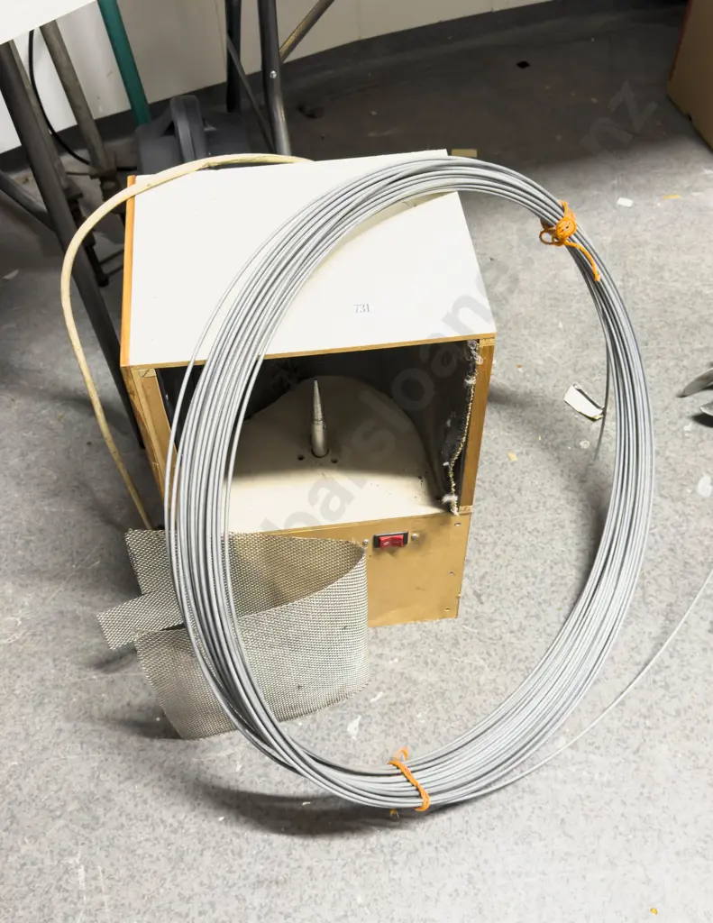 Vintage Homemade Spooling Machine & Assorted Image 1++