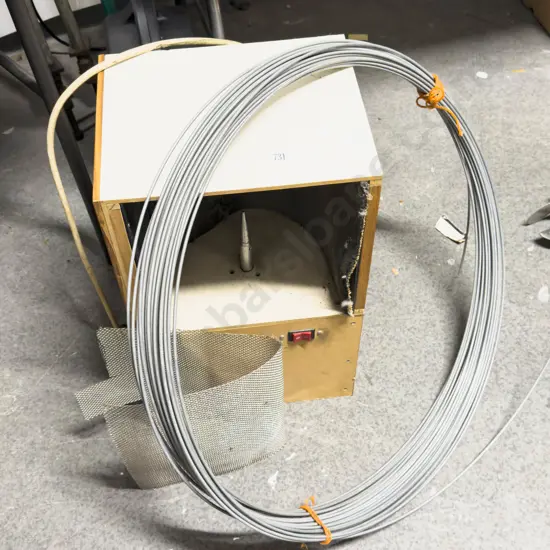 Vintage Homemade Spooling Machine & Assorted