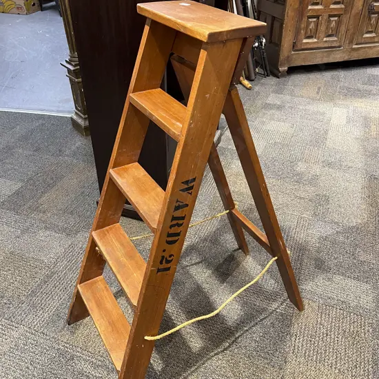 Vintage Wooden Step Ladder
