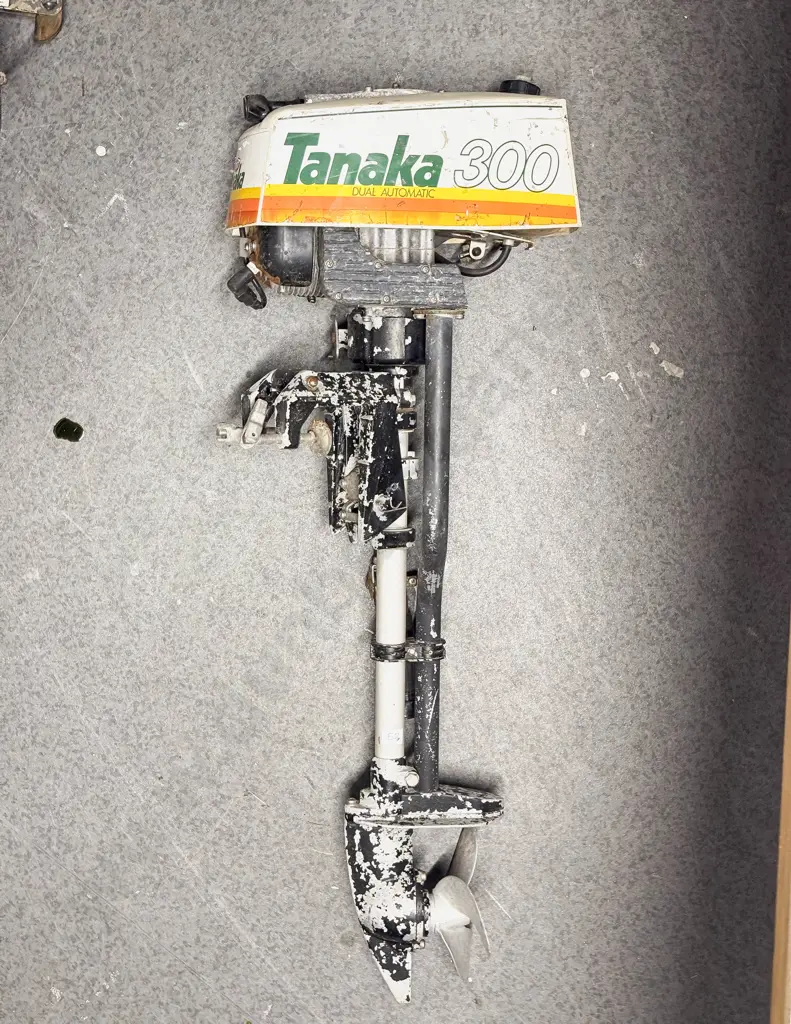 Vintage Tanaka 300 HP Dual Automatic Outboard Motor Image 1++