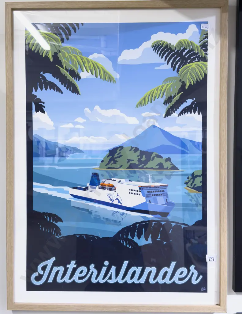 Interislander Advertising Poster Print Image 1++