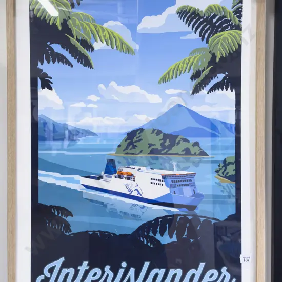 Interislander Advertising Poster Print
