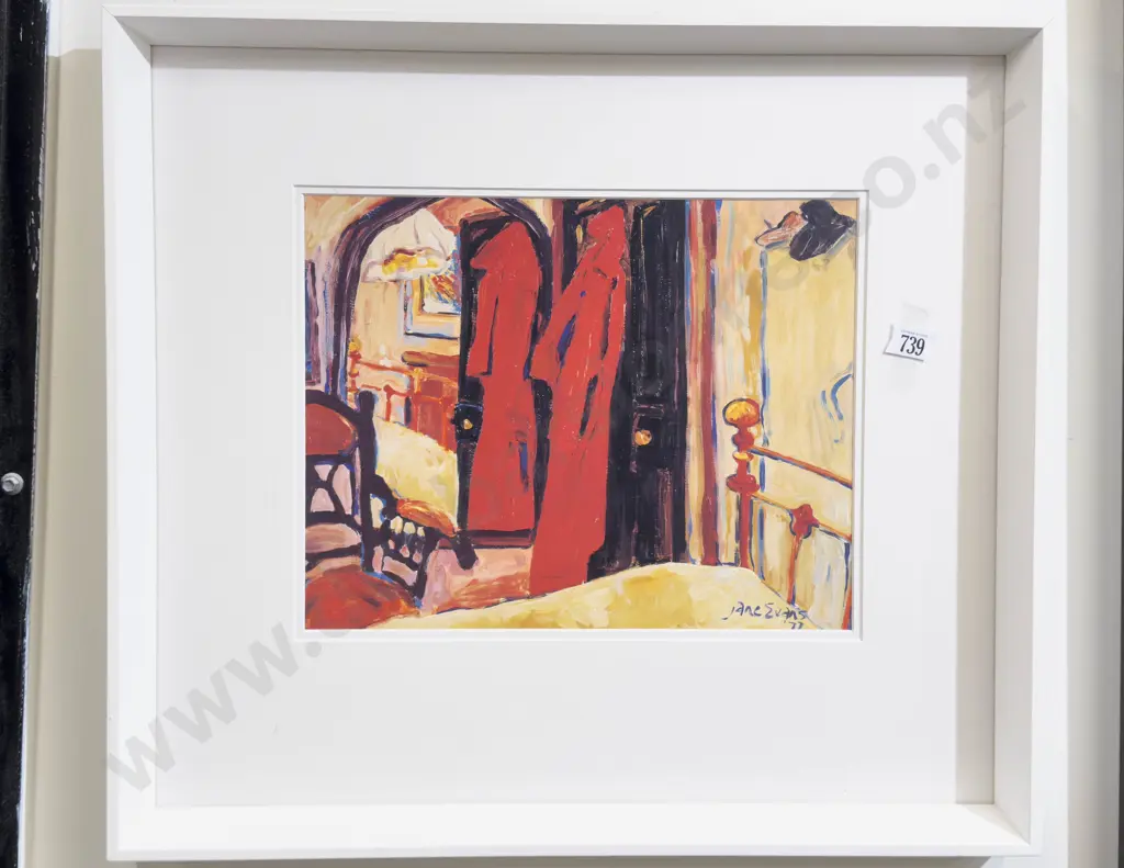 Jane Evans - "The Red Dressing Gown" - Reproduction Print Image 1++