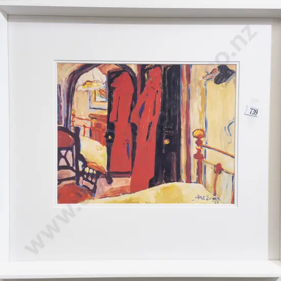 Jane Evans - "The Red Dressing Gown" - Reproduction Print