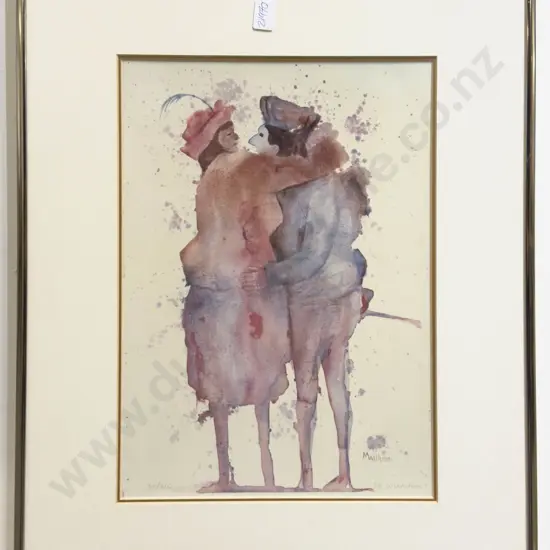Patsy Nealon - "The Old Shielas Exhibition" - Watercolour together with Print