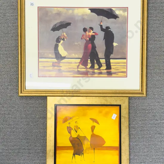 Two Framed Decorative Prints
