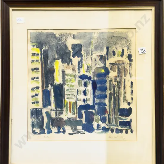 Elizabeth Kay - "City Centre" - Watercolour