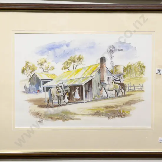 G. Franklin - "Postie" - Watercolour