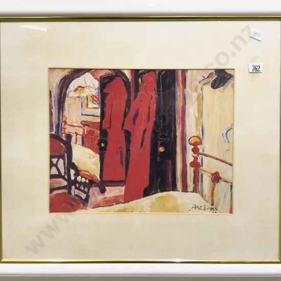 Jane Evans - "The Red Dressing Gown" - Reproduction Print
