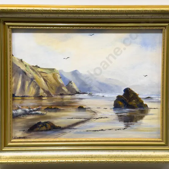 B. Alexander - Coastal Study - Oil on Board