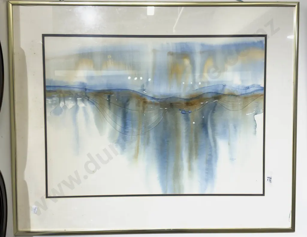 A. J. Rewi - "Undulations" - Watercolour Image 1++