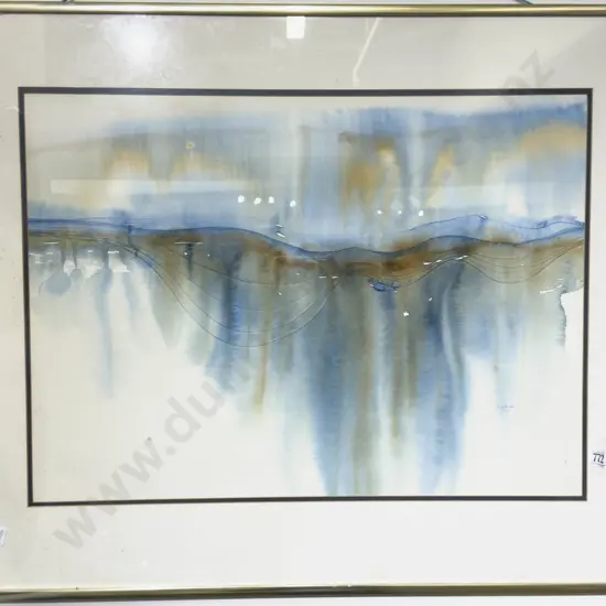 A. J. Rewi - "Undulations" - Watercolour