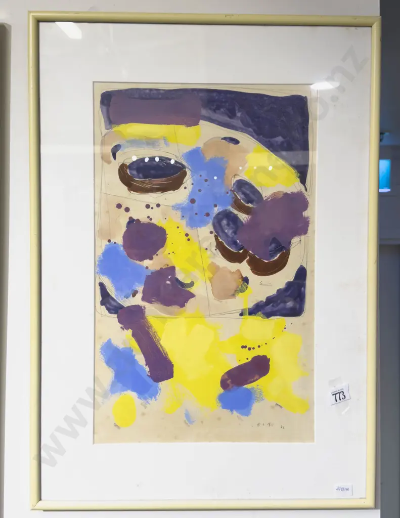 Bridget C. Bidwill - "Leftovers II" - Acrylic on Paper Image 1++