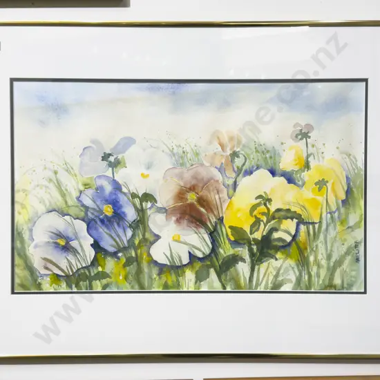 Signed Melitta - Floral Still Life - Watercolour