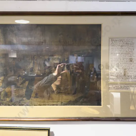 After Fred Roe - "Nelson Leaving Portsmouth for the Victory 1805" - Print