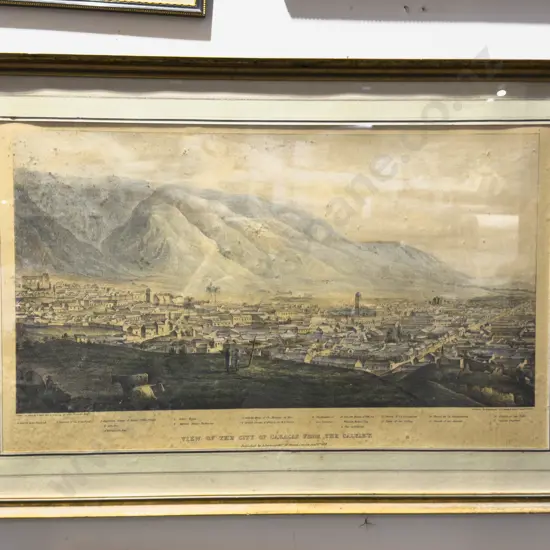 View of the City of Caracas from the Cavalry - Historical Print