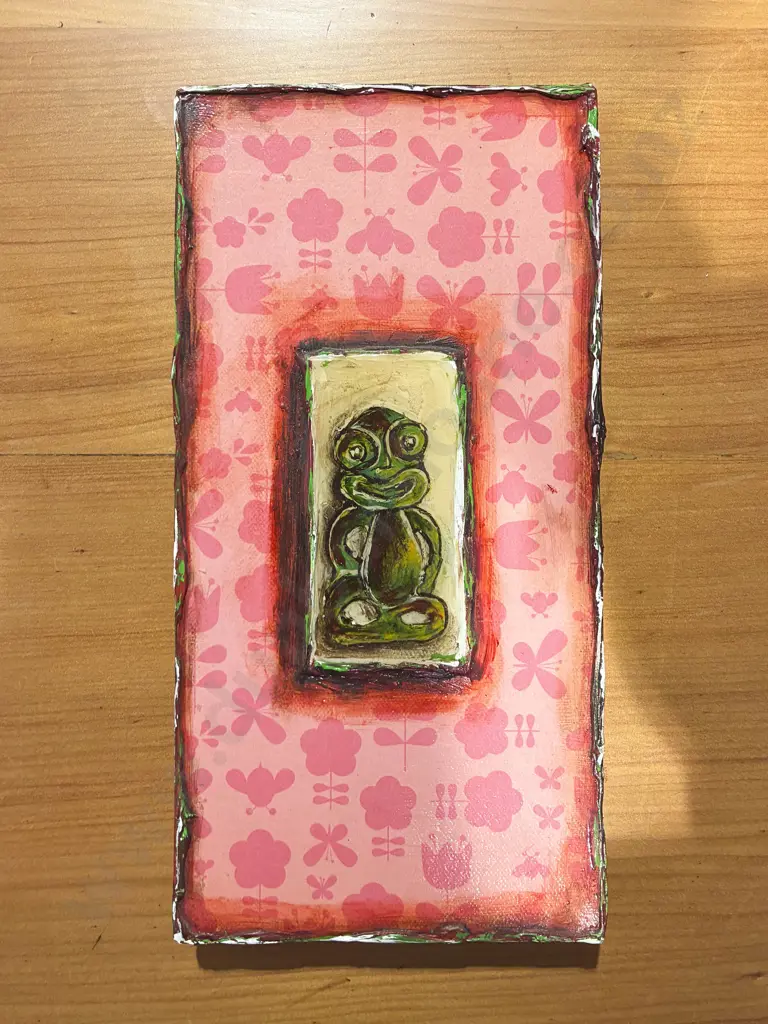 Heather Wilson - "Tiki" - Mixed Media Image 1++