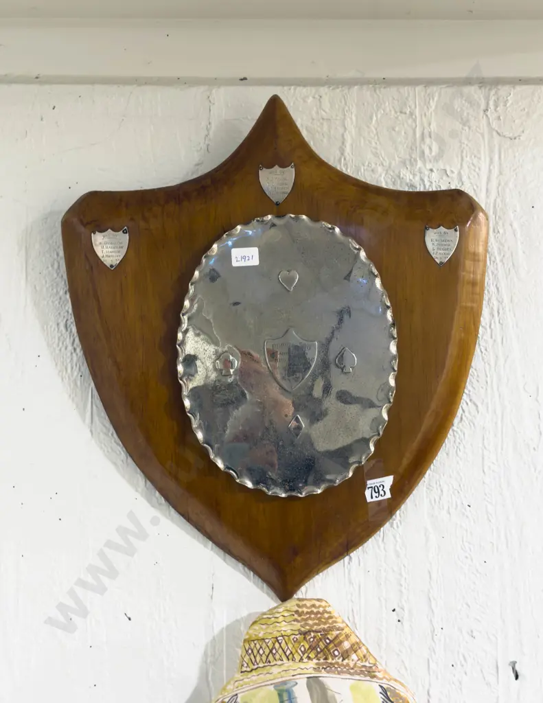 Dimock 500 Vintage Trophy Shield Image 1++