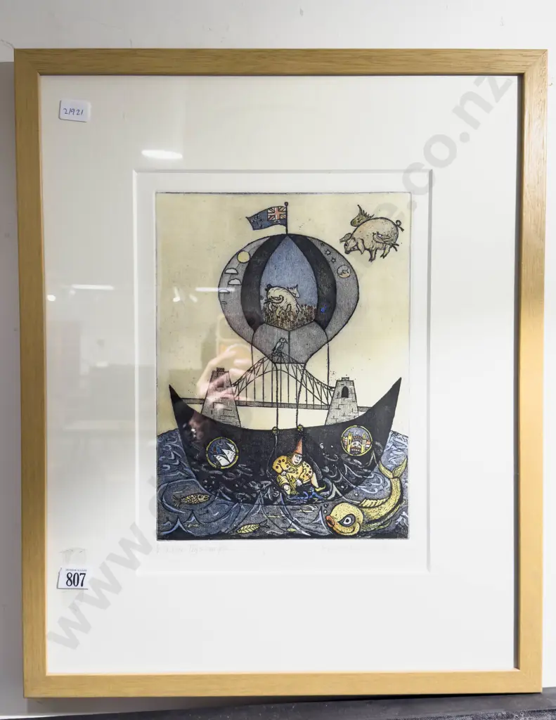 Bernhardine Mueller - "Where Pigs Can Fly" - Ltd Edition Print 1/7 Image 1++