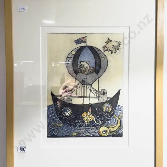 Bernhardine Mueller - "Where Pigs Can Fly" - Ltd Edition Print 1/7