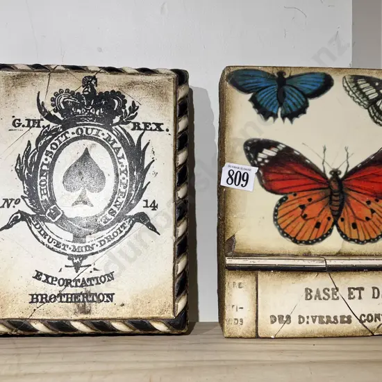 Two Sid Dickens Hanging Decorative Tile Works