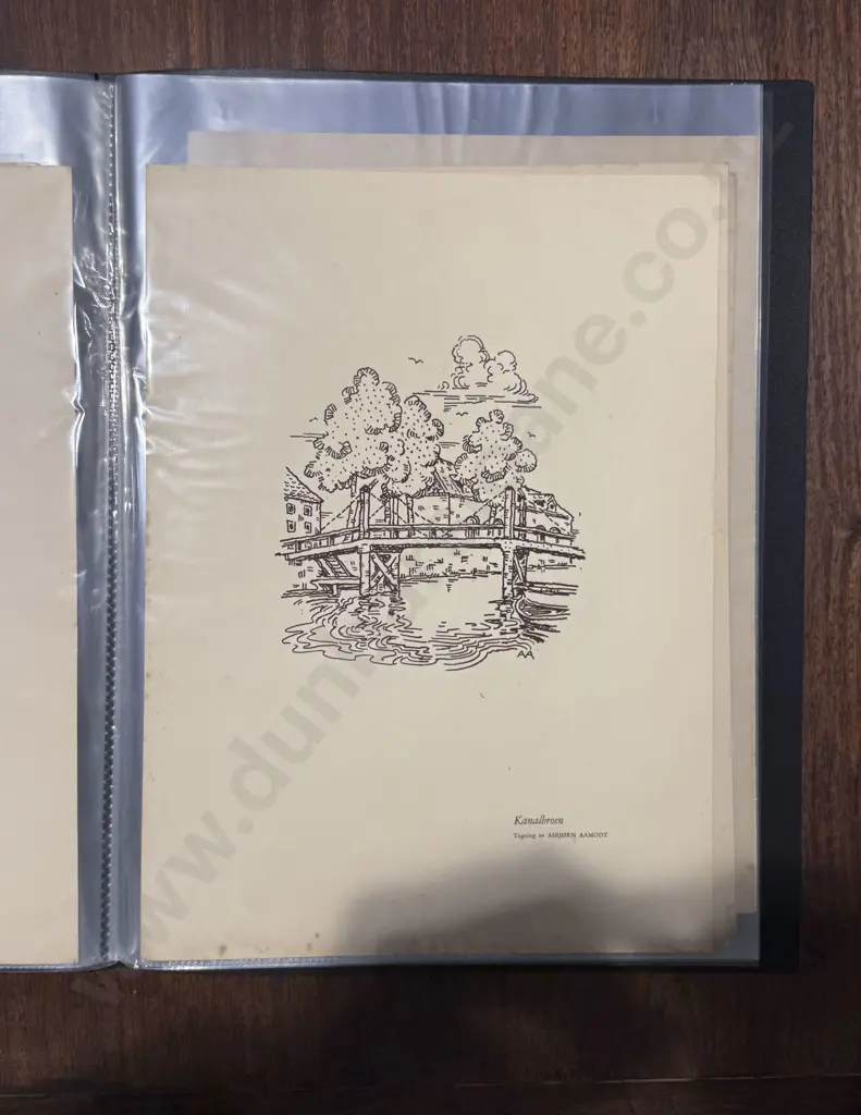Clear File of Assorted Asbjorn Aamodt Loose Prints Image 1++