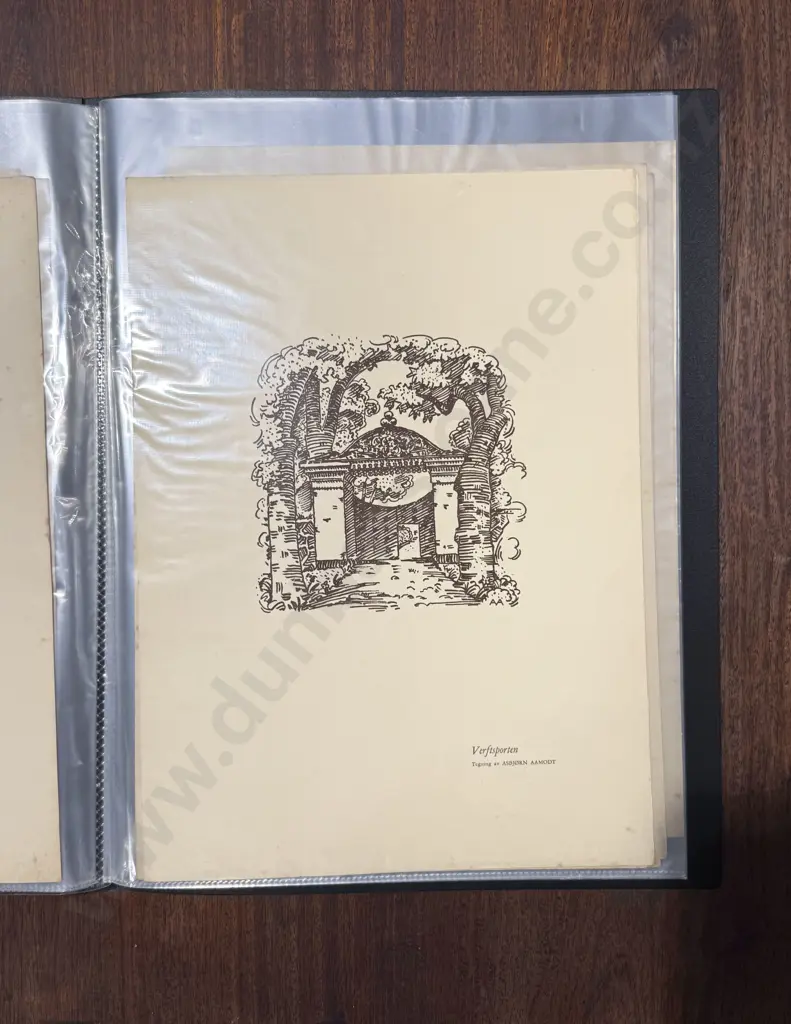 Clear File of Assorted Asbjorn Aamodt Loose Prints Image 1++