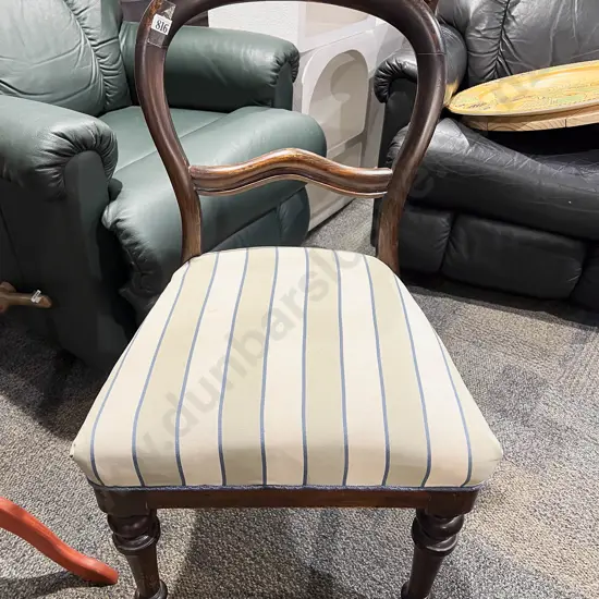 A Balloon Back Single Dining Chair
