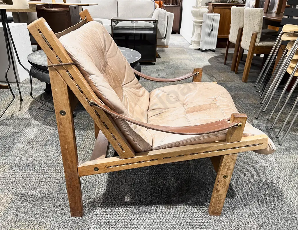 Vintage 1960's Safari Armchair Image 1++