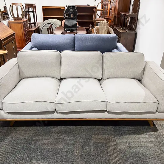 Modern Upholstered Three Seater Sofa