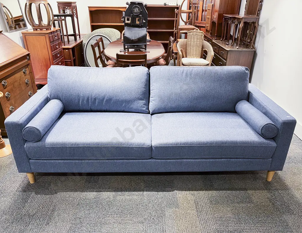 Modern Upholstered Three Seater Sofa Image 1++
