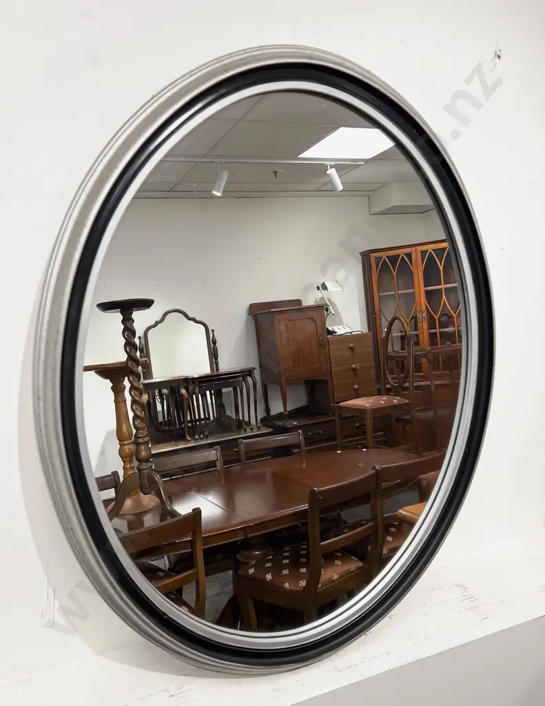 Oval Framed Wall Mirror Image 1++