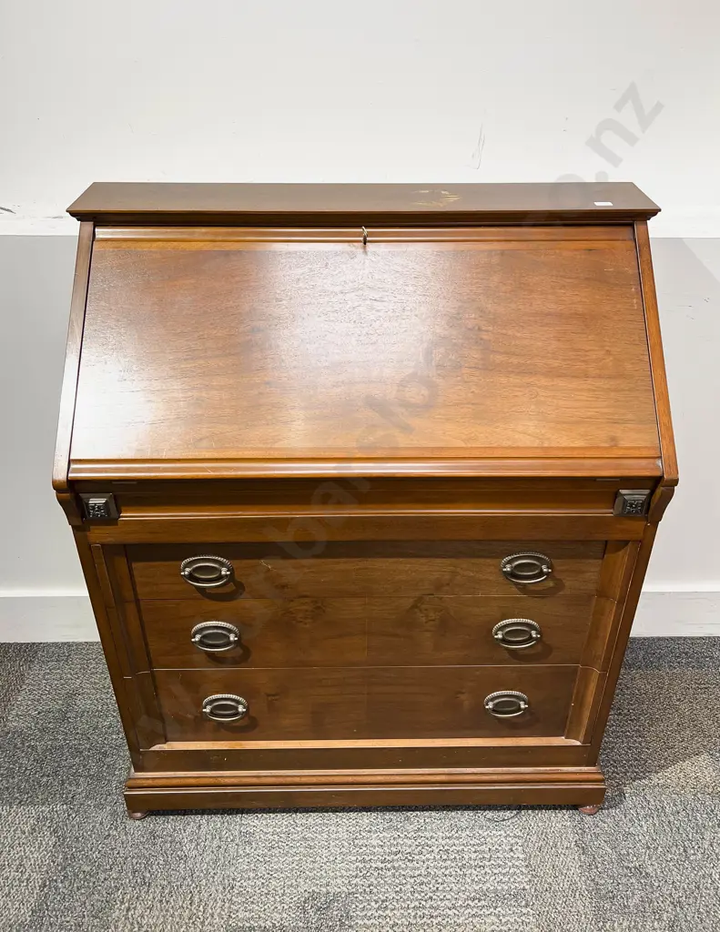 Mahogany Reproduction Writing Bureau Image 1++