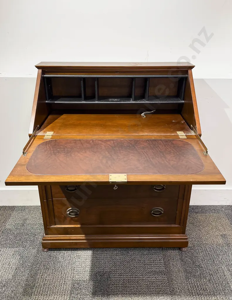 Mahogany Reproduction Writing Bureau Image 1++