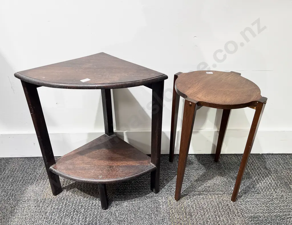 Two Assorted Occasional Tables Image 1++