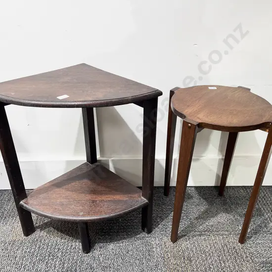 Two Assorted Occasional Tables